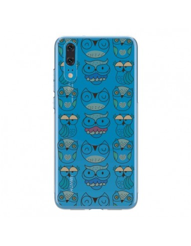 Coque Huawei P20 Chouettes Owl Hibou Transparente - Maria Jose Da Luz