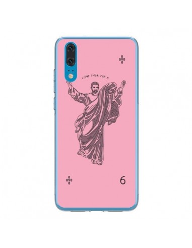 Coque Huawei P20 God Pink Drake Chanteur Jeu Cartes - Mikadololo