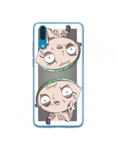 Coque Huawei P20 Stewie Joker Suicide Squad Double - Mikadololo