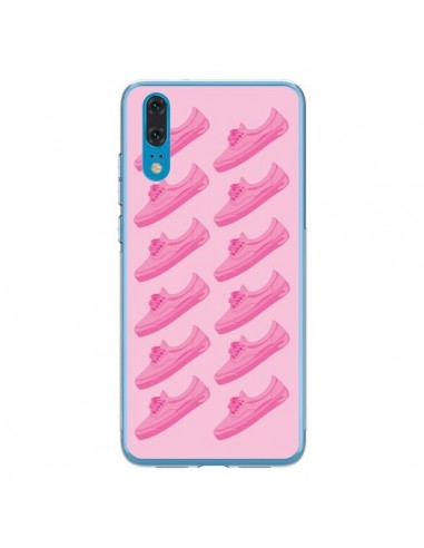 Coque Huawei P20 Pink Rose Vans Chaussures - Mikadololo