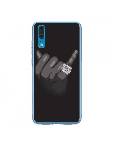 Coque Huawei P20 OVO Ring Bague - Mikadololo