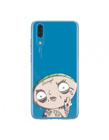 Coque Huawei P20 Stewie Joker Suicide Squad Transparente - Mikadololo