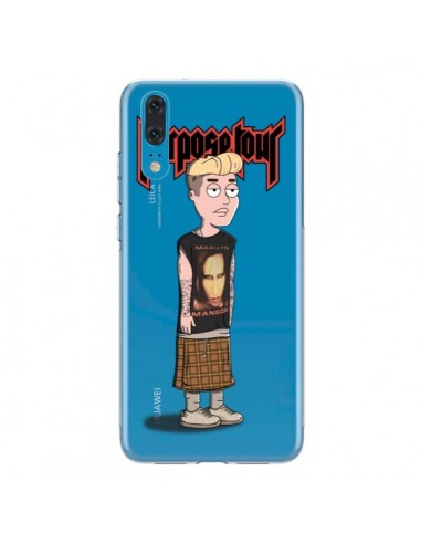 Coque Huawei P20 Bieber Marilyn Manson Fan Transparente - Mikadololo