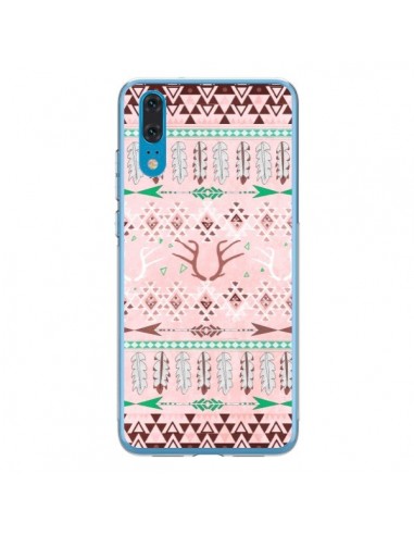 Coque Huawei P20 Amadahy Cerf Azteque - Monica Martinez