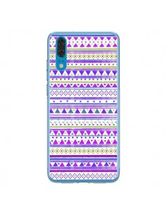 Coque Huawei P20 Bandana Violet Azteque - Monica Martinez