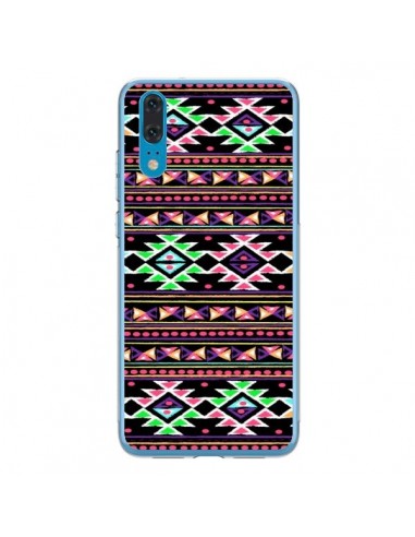 Coque Huawei P20 Black Aylen Azteque - Monica Martinez