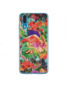 Coque Huawei P20 Tropical Flamant Rose - Monica Martinez