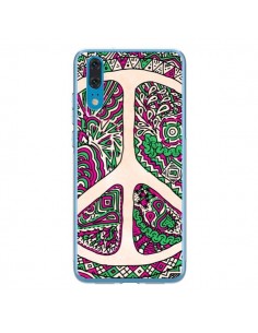 Coque Huawei P20 Peace and Love Azteque Vainilla -...