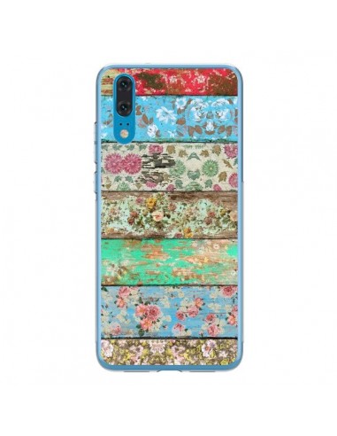 Coque Huawei P20 Rococo Style Bois Fleur - Maximilian San