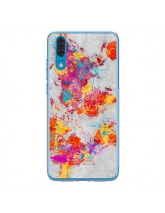 Coque Huawei P20 Terre Map Monde Mother Earth Crying -...