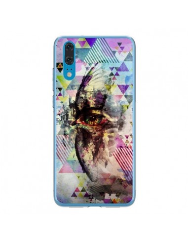 Coque Huawei P20 Oeil Triangle Oiseau Cry Bird - Maximilian San