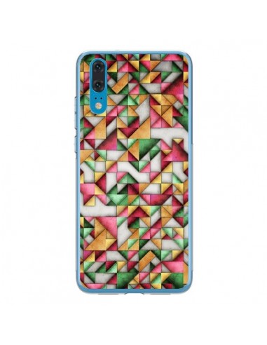 Coque Huawei P20 Azteque Triangle Geometric World - Maximilian San