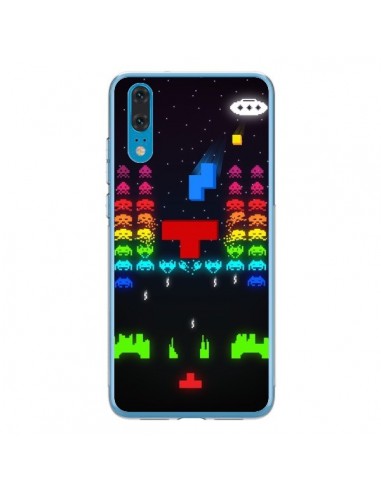 Coque Huawei P20 Invatris Space Invaders Tetris Jeu - Maximilian San