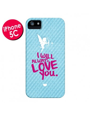Coque I will always love you Cupidon pour iPhone 5C - Javier Martinez