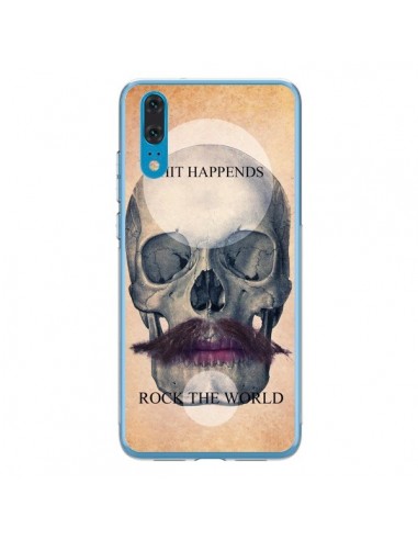 Coque Huawei P20 Rock Skull Tête de Mort - Maximilian San