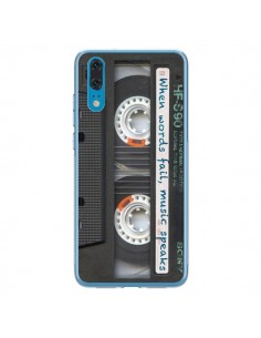 Coque Huawei P20 Cassette Words K7 - Maximilian San