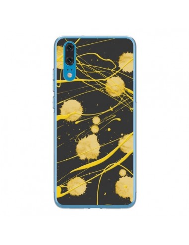 Coque Huawei P20 Gold Splash Peinture Art - Maximilian San