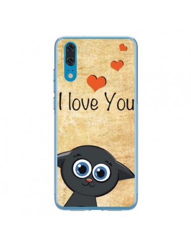 Coque Huawei P20 Cute Cat - Nico