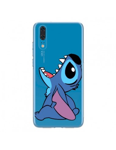 Coque Huawei P20 Stitch de Lilo et Stitch Transparente