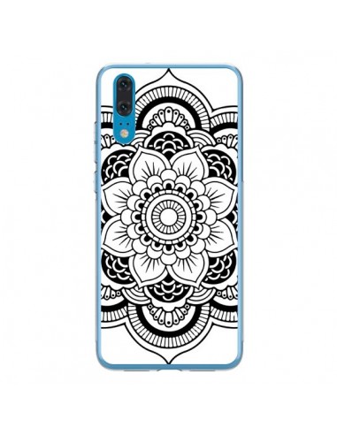 Coque Huawei P20 Mandala Noir Azteque - Nico