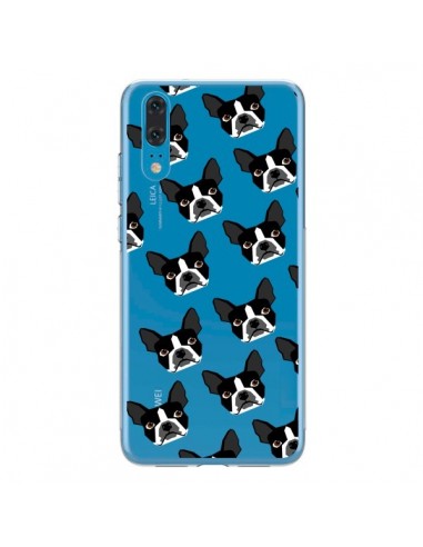 Coque Huawei P20 Chiens Boston Terrier Transparente - Pet Friendly