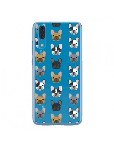 Coque Huawei P20 Chiens Bulldog Français Transparente - Pet Friendly