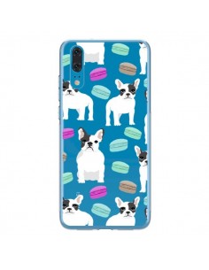 Coque Huawei P20 Chiens Bulldog Français Macarons...