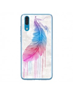 Coque Huawei P20 Plume arc-en-ciel - Rachel Caldwell