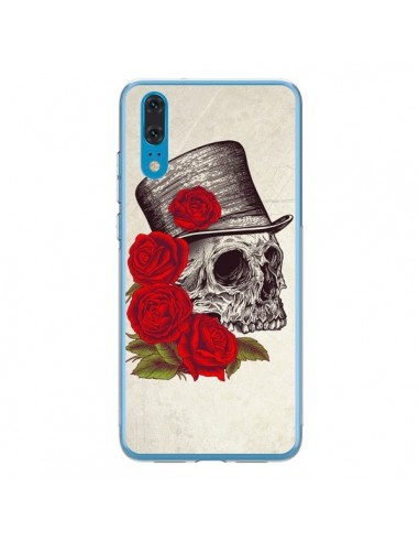 Coque Huawei P20 Gentleman Crane Tête de Mort - Rachel Caldwell