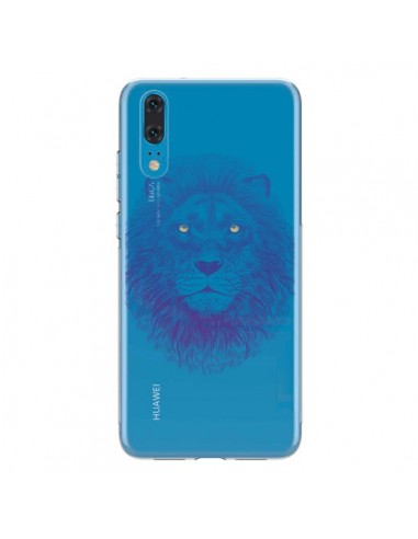 Coque Huawei P20 Lion Animal Transparente - Rachel Caldwell