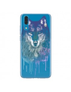 Coque Huawei P20 Loup Wolf Animal Transparente - Rachel...