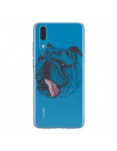 Coque Huawei P20 Chien Bulldog Dog Transparente - Rachel Caldwell