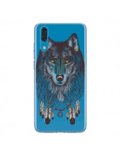 Coque Huawei P20 Loup Wolf Attrape Reves Transparente -...