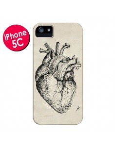Coque Coeur Vintage pour iPhone 5C - Tipsy Eyes