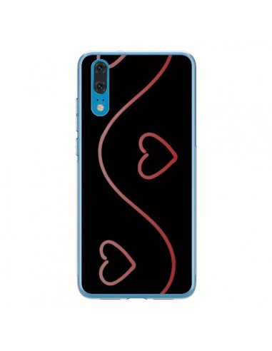 Coque Huawei P20 Coeur Love Rouge - R Delean