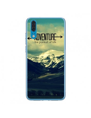 Coque Huawei P20 Adventure the pursuit of life Montagnes Ski Paysage - R Delean