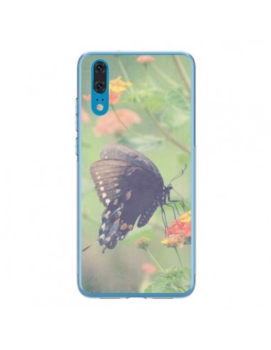 Coque Huawei P20 Papillon Butterfly - R Delean