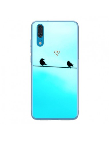 Coque Huawei P20 Oiseaux Birds Amour Love - R Delean