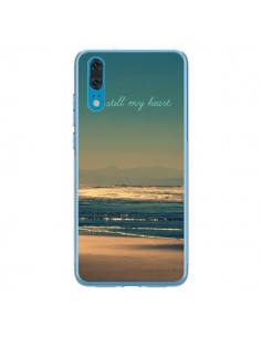 Coque Huawei P20 Be still my heart Mer Sable Beach Ocean...