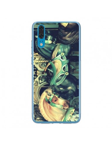 Coque Huawei P20 Manege Enfant Carrousel Chevaux - R Delean