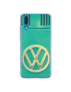 Coque Huawei P20 Groovy Van Hippie VW Bleu - R Delean