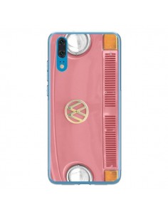 Coque Huawei P20 Groovy Van Hippie VW Rose - R Delean