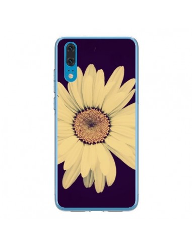 Coque Huawei P20 Marguerite Fleur Flower - R Delean