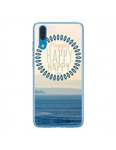Coque Huawei P20 Happy Day Mer Ocean Sable Plage Paysage...