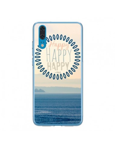 Coque Huawei P20 Happy Day Mer Ocean Sable Plage Paysage - R Delean