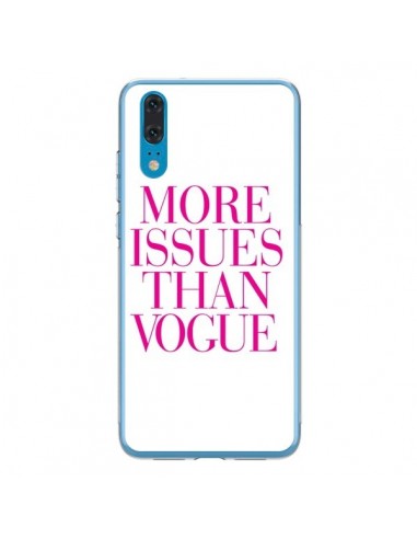 Coque Huawei P20 More Issues Than Vogue Rose Pink - Rex Lambo