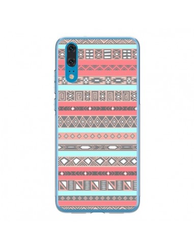 Coque Huawei P20 Azteque Aztec Rose Pastel - Rex Lambo