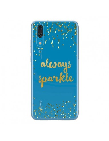 Coque Huawei P20 Always Sparkle, Brille Toujours Transparente - Sylvia Cook