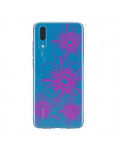 Coque Huawei P20 Spring Flower Fleurs Roses Transparente...