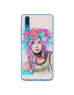 Coque Huawei P20 Femme Mannequin Barbara Palvin - Sara Eshak